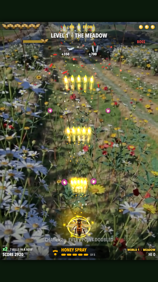 Hive Strike meadow gameplay